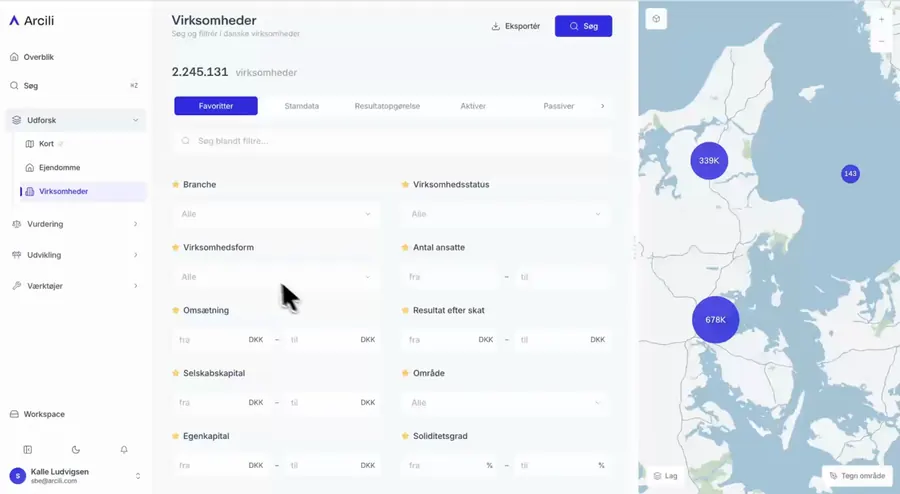 Search the full company register with advanced filters.